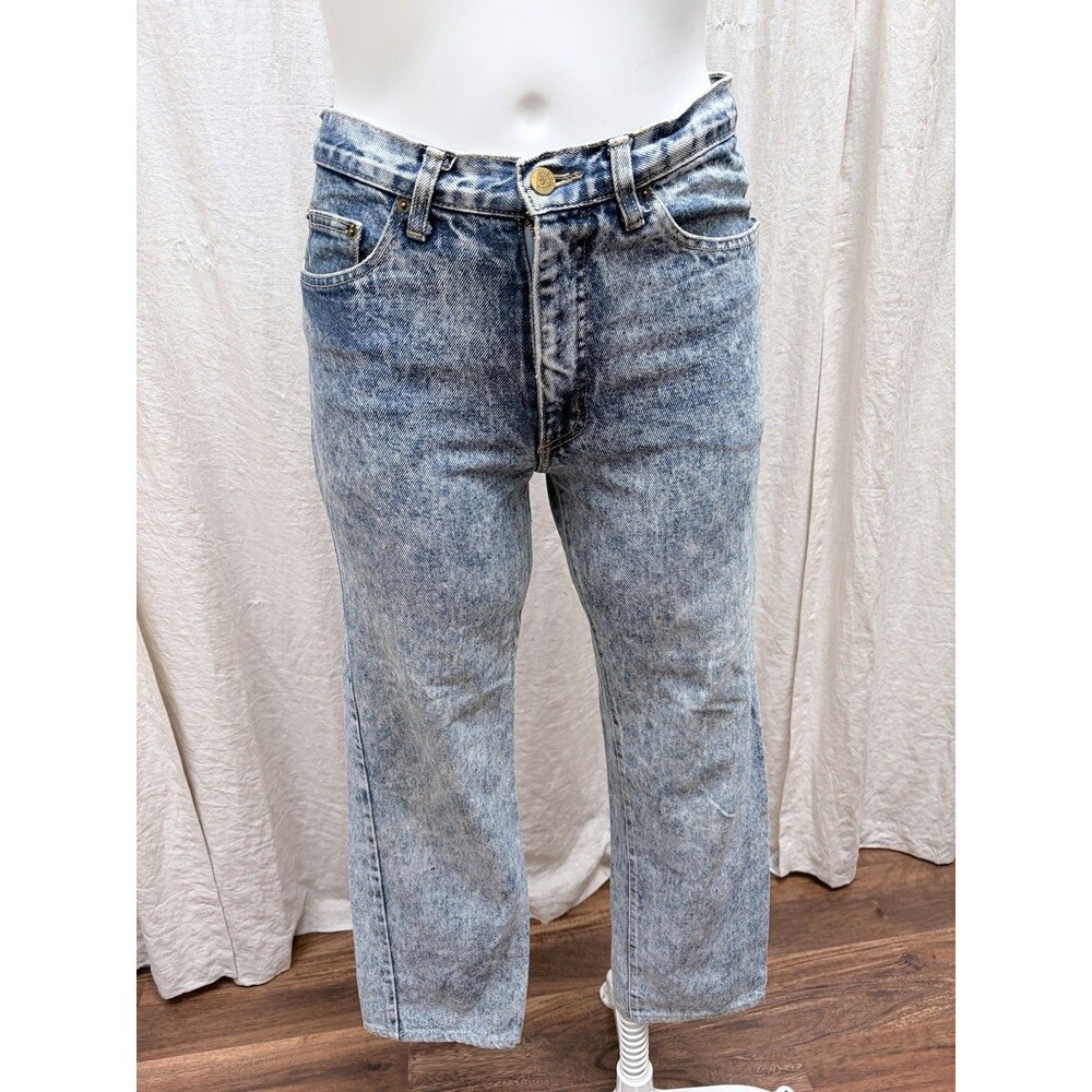 Georges Marciano For Guess USA Acid Wash Jeans Vintage 1980s High Rise 30x27